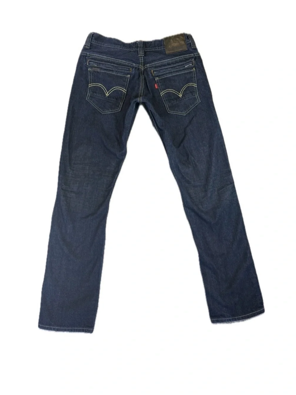 Levi's 511 Skinny Men's 34x32 Dark Wash Denim Zip Pockets Jeans